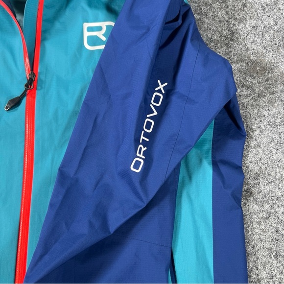 Ortovox 3L Ortler Jacket Women’s Small Merino Inside Teal And Blue - Picture 6 of 9